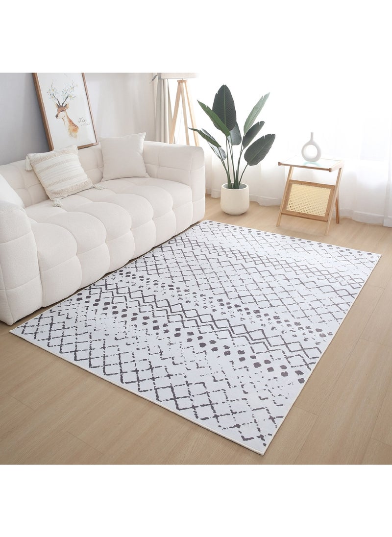 Home Box Wells Clane Printed Flannel Rug 200 x 150 cm  - Image 1