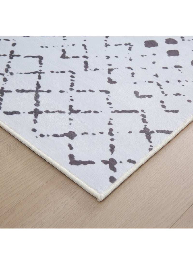 Home Box Wells Clane Printed Flannel Rug 200 x 150 cm  - Image 4