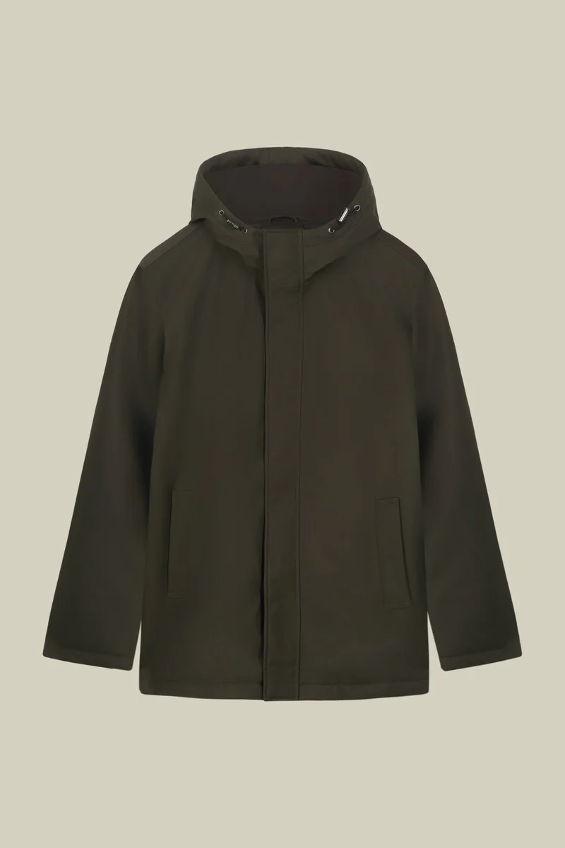 دوبل غانغر Men's padded jacket in technical fabric regular fit - Military