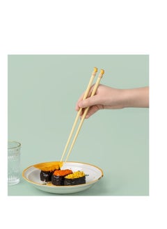 Excefore Chopsticks for Kids, 3 Pairs Kids Students Lightweight Chopstick, Cute with Dinosaur Head, Non-Slippery Indented Tips, Easy to Use and Clean, 8.1"/207mm Long  - Image 3