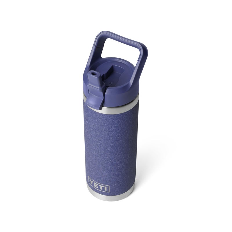 YETI Rambler 18 oz Bottle  Vacuum Insulated  Stainless Steel with Straw Cap  Moon Dust - Image 1