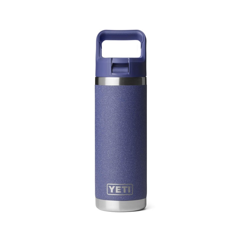 YETI Rambler 18 oz Bottle  Vacuum Insulated  Stainless Steel with Straw Cap  Moon Dust - Image 3