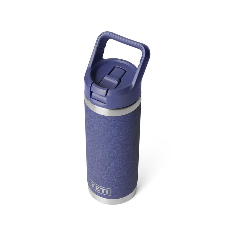 YETI Rambler 18 oz Bottle  Vacuum Insulated  Stainless Steel with Straw Cap  Moon Dust - Image 5