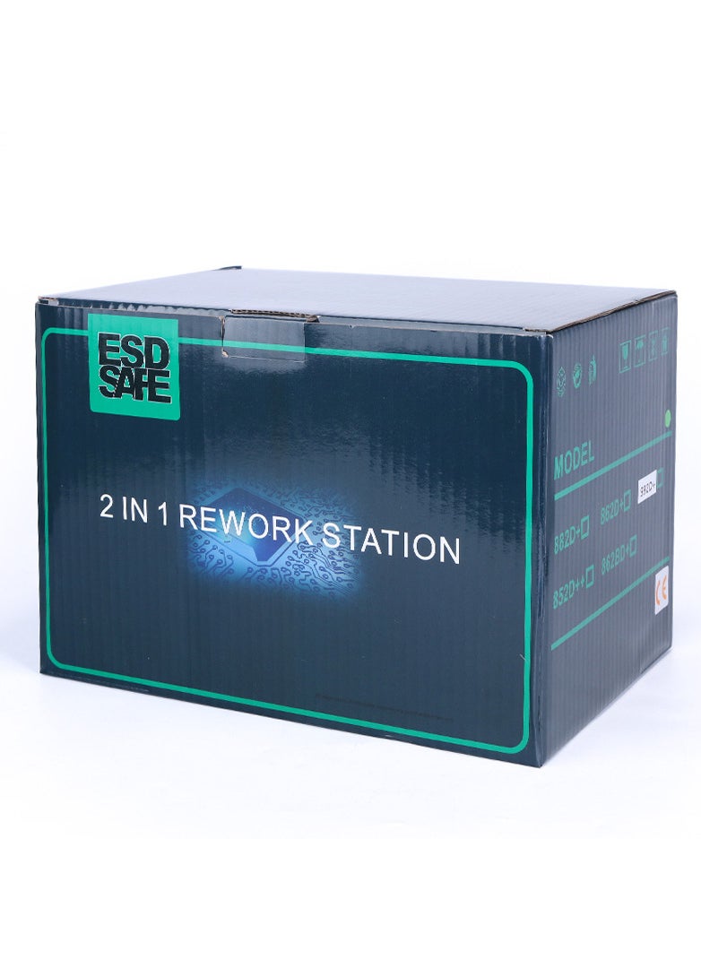 Yihua - YIHUA 992D+ 2 in1 multi-function hot air bga soldering desoldering rework station - Image 1