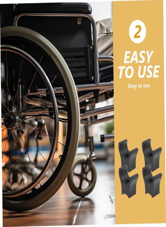 KOMBIUDA Wheelchair Seat Rail Guides Replacement Parts 4Pcs Support Blocks Universal Fit for Drive Wheelchair Accessories - Image 4