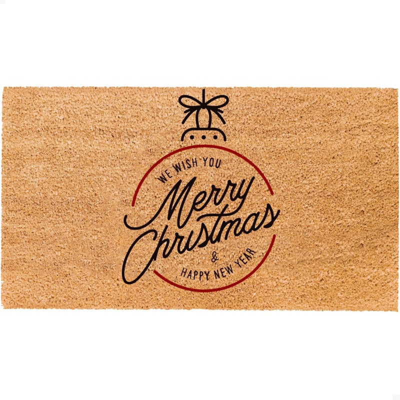 THEODORE MAGNUS Christmas Door Mat  Coir Doormat for Outdoor Entrance Durable Welcome Mat with NonSlip Backing Perfect for Front Door and Entryway  OutdoorIndoor  Christmas wDecoration