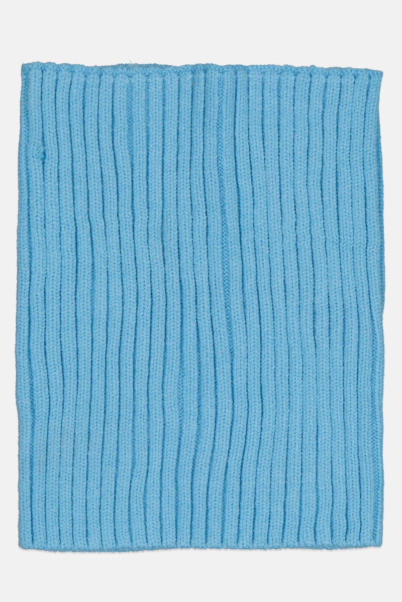 Reserved Toddlers Boy Knitted Muffler, Blue - Image 1