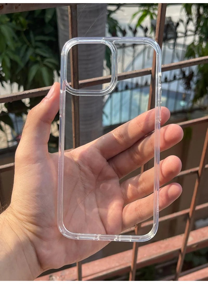 أكاليكس جراب حماية شفاف من مادة TPU الناعمة المقاومة للخدوش والسقوط، متوافق مع هاتف iPhone 14 Pro Max بشاشة 6.7 بوصة. - Image 3