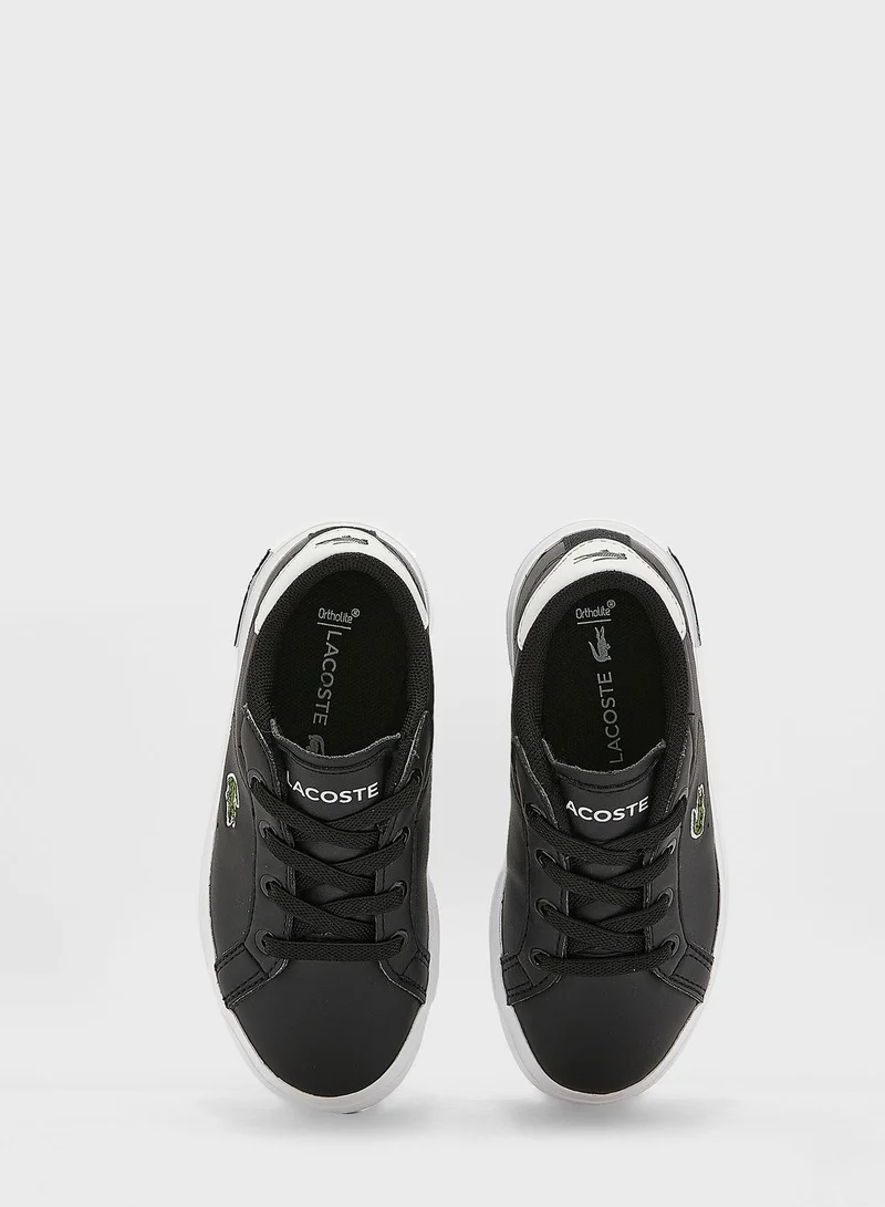 LACOSTE Kids Power Court Sneakers