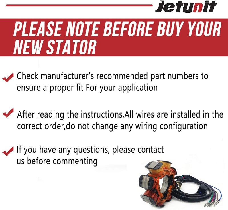 jetunit Store Stator 21003-3732 750 SXI/SXI PRO /800 SX-R 1995 1996 1997 1998 1999 2000 2001 2002 2003 - Image 4