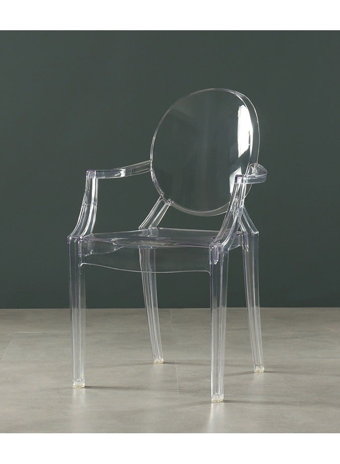 لاني كرسي مطبخ الأكريليك الحديث وغرفة الطعام المجمع بشكل كامل (كرسي الذراع) - Image 1