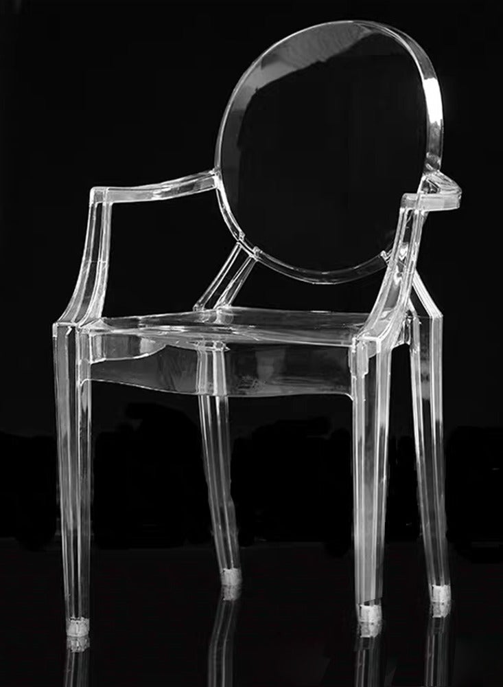 لاني كرسي مطبخ الأكريليك الحديث وغرفة الطعام المجمع بشكل كامل (كرسي الذراع) - Image 2