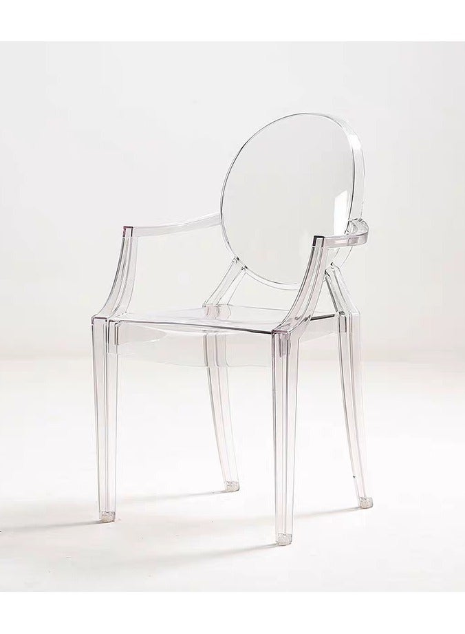 لاني كرسي مطبخ الأكريليك الحديث وغرفة الطعام المجمع بشكل كامل (كرسي الذراع) - Image 4