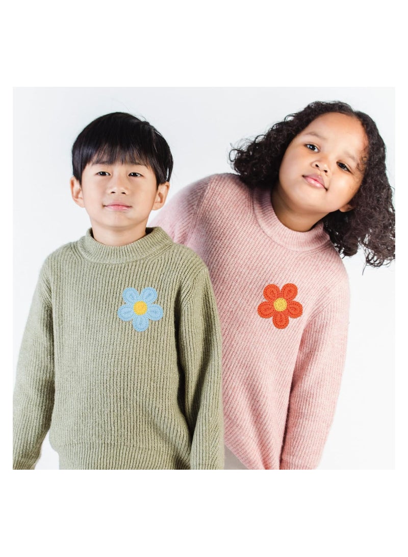 SYOSI 60 قطعة من رقع الزهور المطرزة للخياطة زينة مطرزة ت appliques كروشيه زهور لطيفة لرقع الملابس القبعات إكسسوارات DIY - Image 3