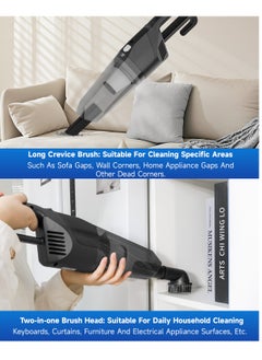 Portable Handheld Vacuum Cleaner with 17000Pa Strong Power 900mL Dust Cup, Quiet Suction- Stick Vacuum Cleaner for Wood, Carpet, Tile Floors S9- Black - pzsku/ZA54CEB85598654E6E8BCZ/45/_/1740829670/69335c69-b3eb-4a6e-9e6a-618e6debc403