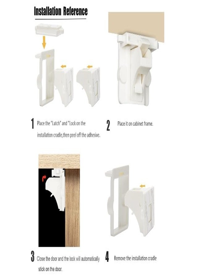 Vmaisi Baby Proofing Magnetic Cabinet Locks (30 Locks and 4 Keys) - Image 5