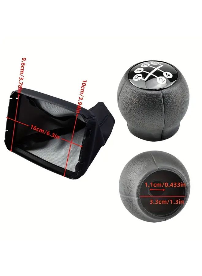 Manual Transmission Gear Shift Knob Stick Jacket Cover For Opel Corsa Vectra Tigra - Image 2