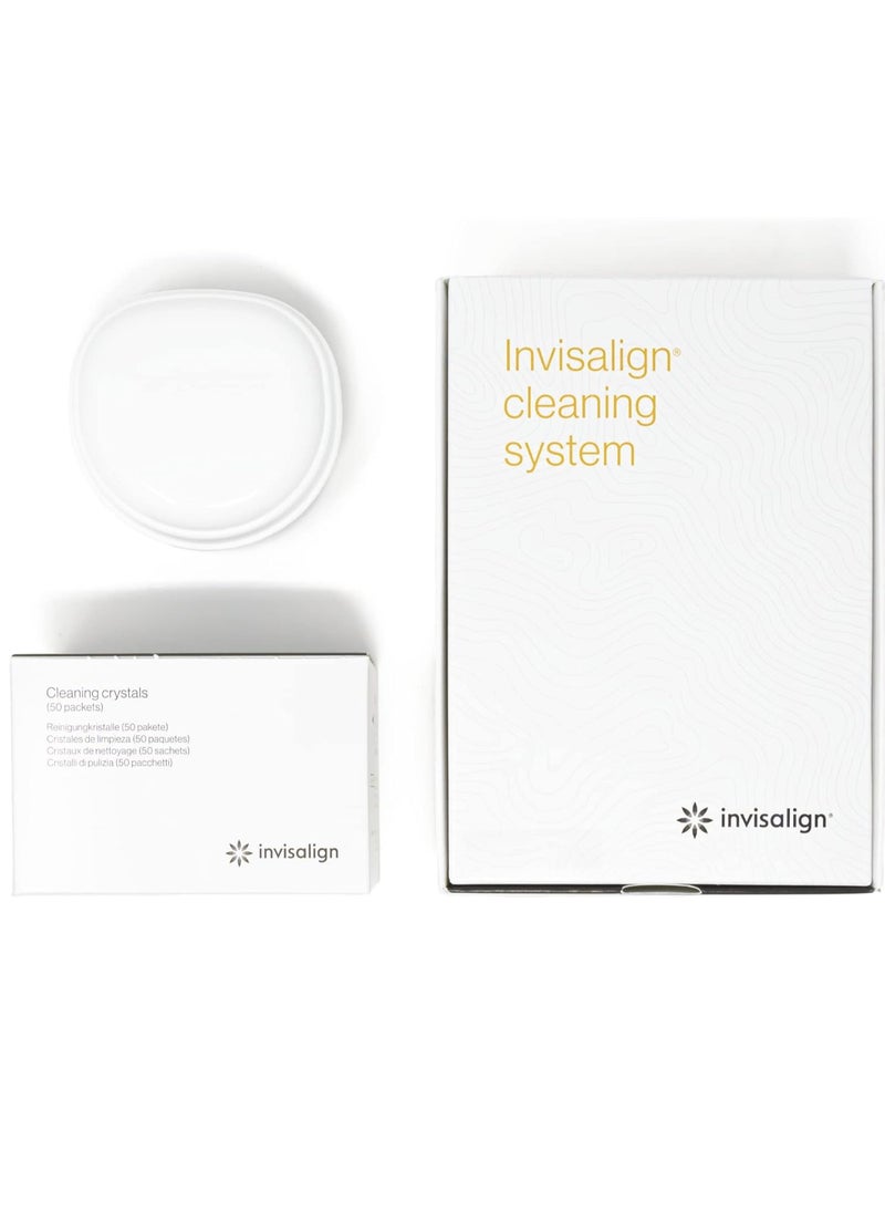 INVISALIGN INVISALIGN Cleaning Crystals for Clear Aligners and Retainers with Tub, (50 Packets)  - Image 2