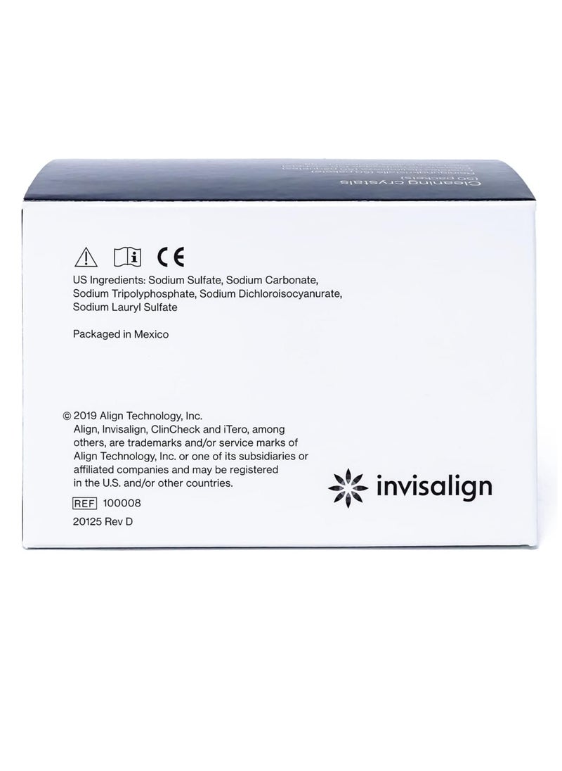 INVISALIGN INVISALIGN Cleaning Crystals for Clear Aligners and Retainers with Tub, (50 Packets)  - Image 3