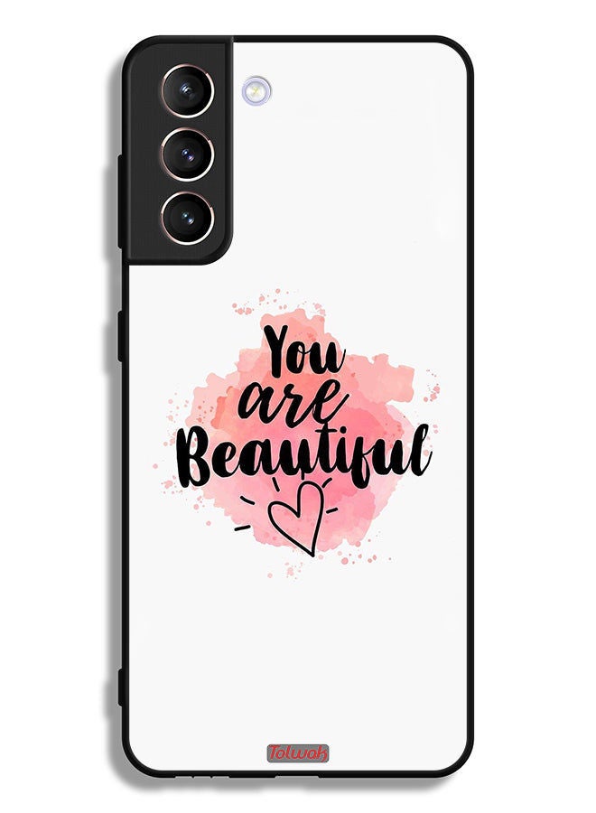 Tolwak Samsung Galaxy S21 5G Protective Case Cover You Are Beautiful - Image 3