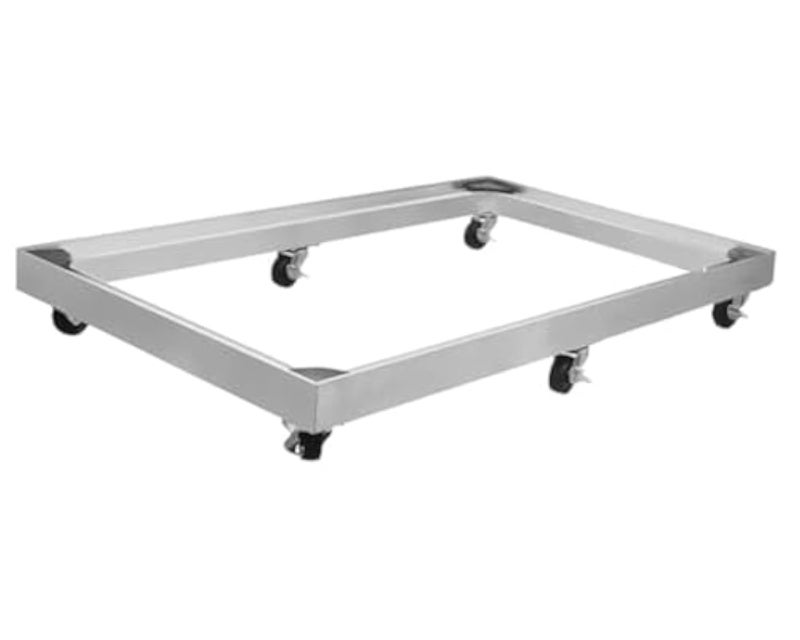 Aluminum 5 burner 60 * 80 burner base, silver - Image 1