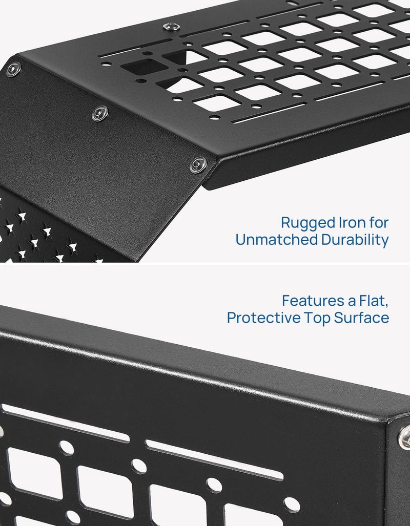 JOYTUTUS Under Seat Storage Molle Panel Compatible With Silverado/Sierra 2019-2026 1500 & 2020-2026 2500HD 3500HD, Crew Cab, Underseat Storage Truck Under Seat Molle Panels Accessories - Image 4