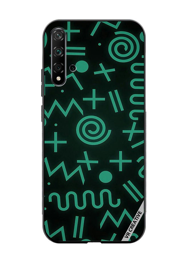 VR CREATIVE Protective Case Cover For Huawei Nova 5T Geometry Shapes Abstract Design Multicolour - Image 1