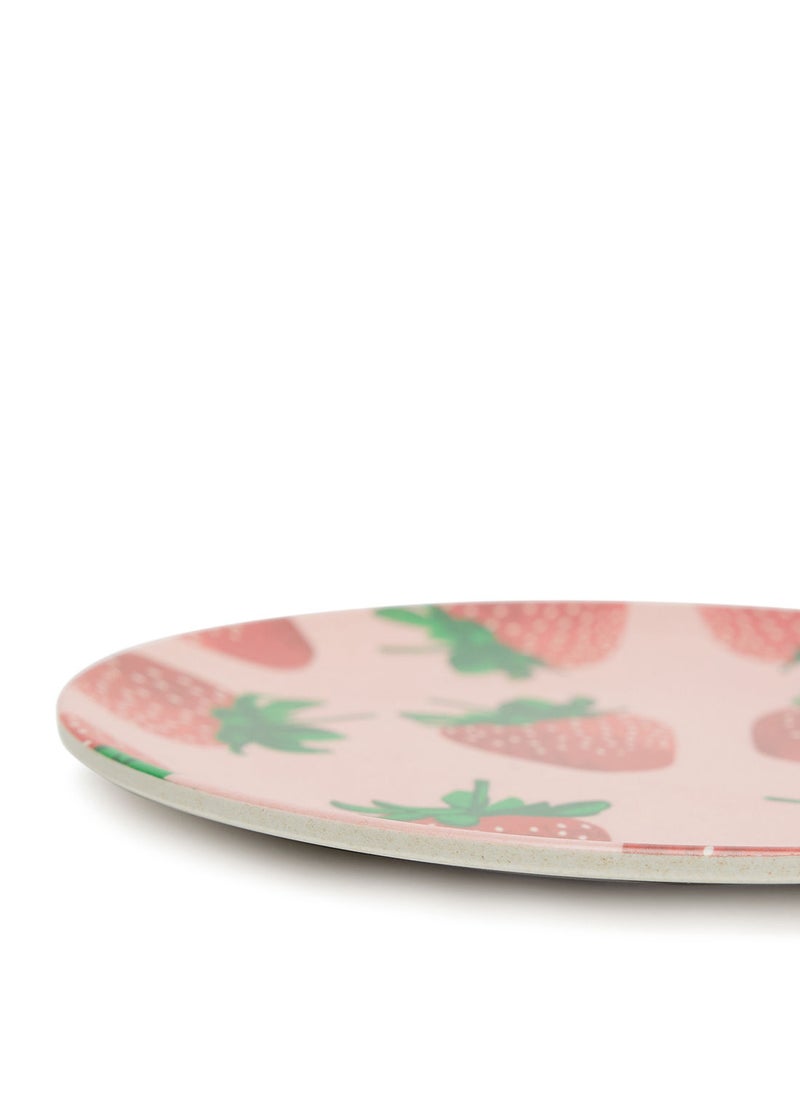 Simply Kitchen - Strawberry Bamboo Fiber Small Plate - Image 1
