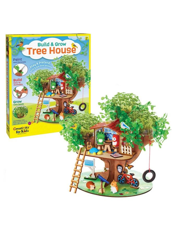 Creativity for Kids Build And Grow Tree House Craft Kit Treehouse Playset Toy For Boys And Girls Classic Toys For Kids - Image 2