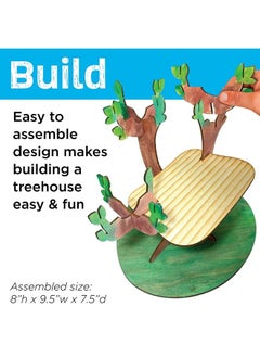 Creativity for Kids Build And Grow Tree House Craft Kit Treehouse Playset Toy For Boys And Girls Classic Toys For Kids  - Image 5