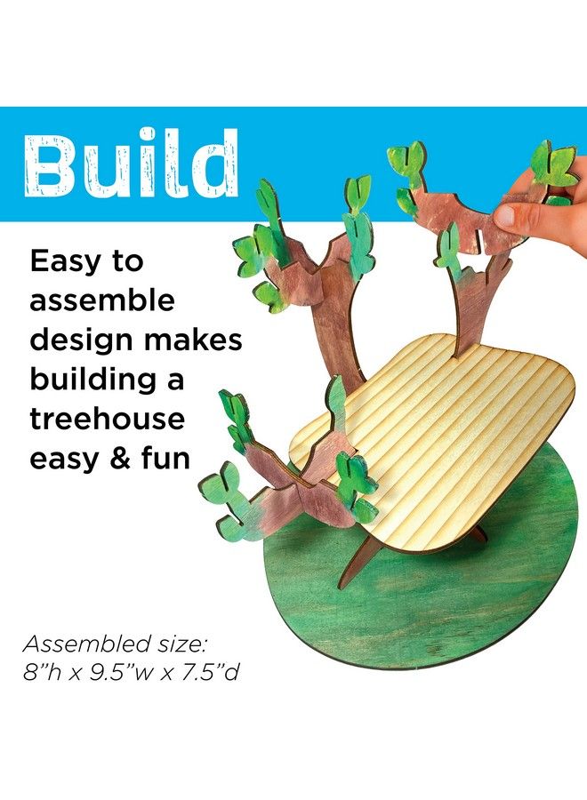 Creativity for Kids Build And Grow Tree House Craft Kit Treehouse Playset Toy For Boys And Girls Classic Toys For Kids - Image 5