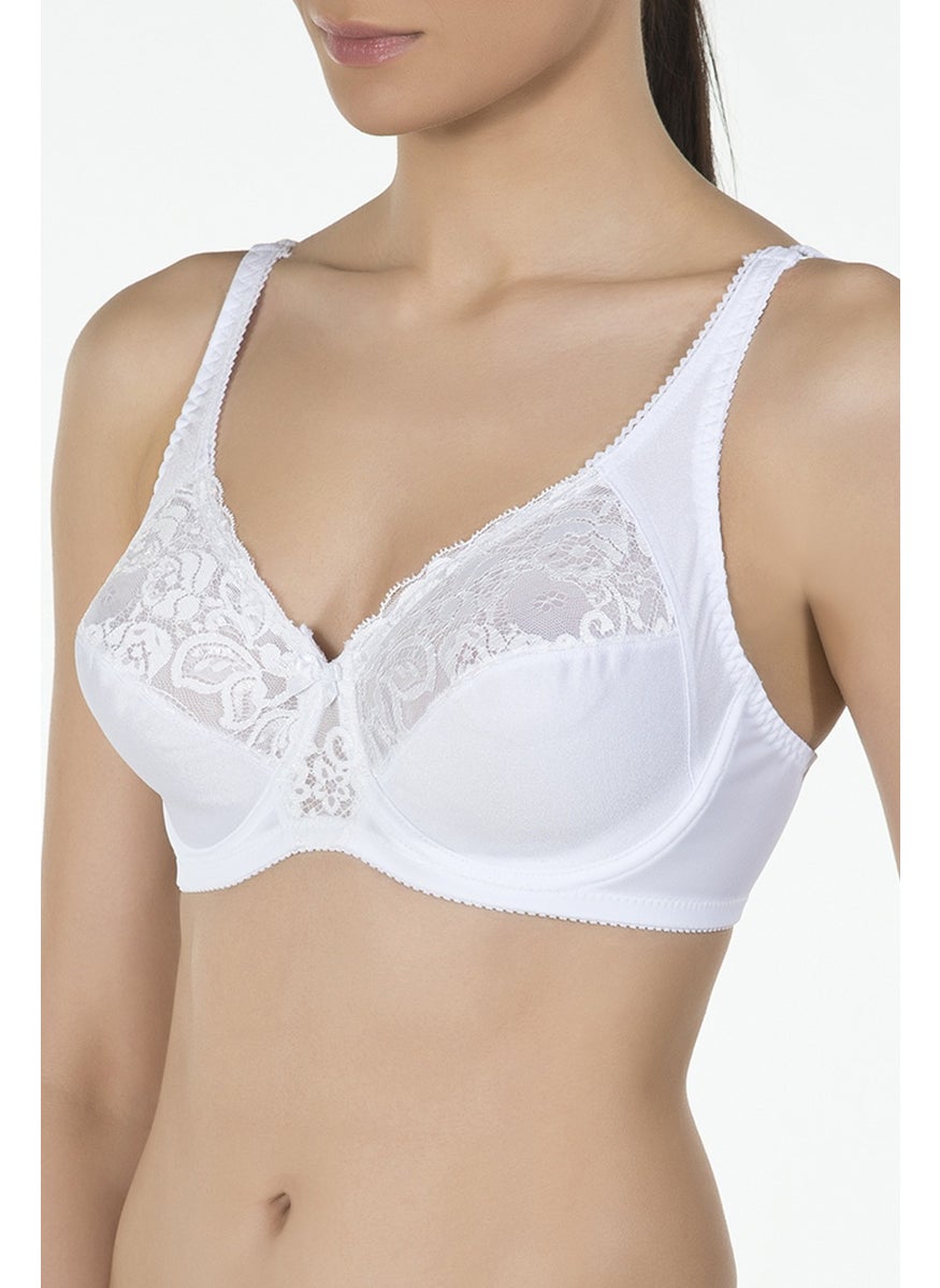 KOM Rosenna Minimizing Bra White 