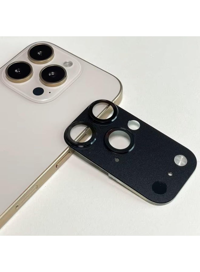 Muzz حامي عدسة الكاميرا ومحول متوافق مع آيفون 14 برو ماكس، آيفون 15 برو ماكس، آيفون 16 برو ماكس -— يتحول إلى آيفون 17 برو ماكس (أسود، آيفون 14-15-16 برو ماكس إلى 17 برو ماكس) - Image 1