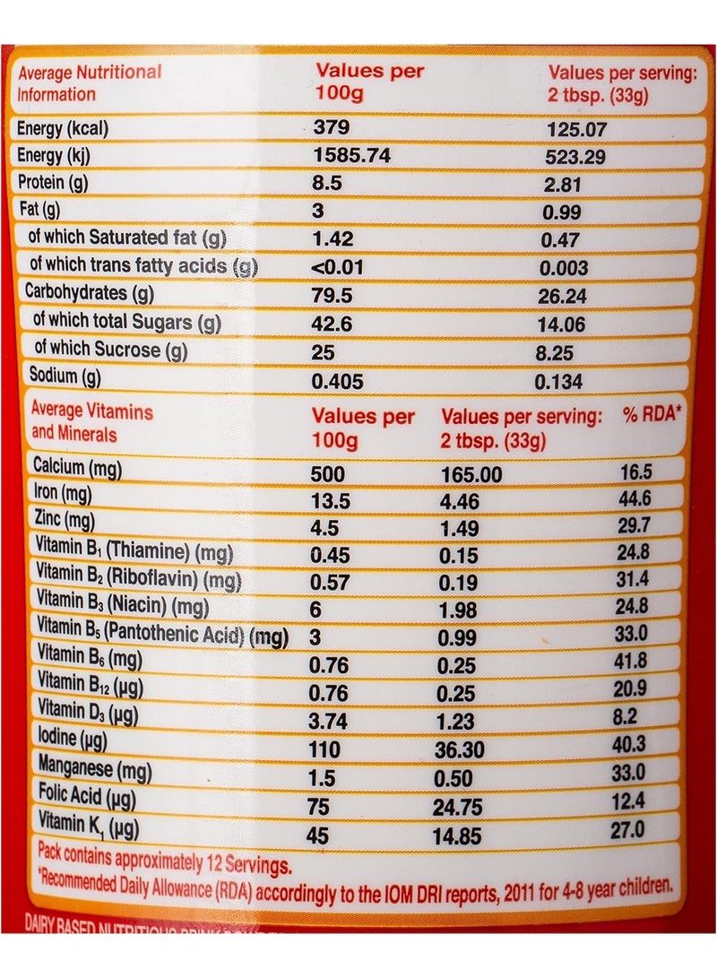 Complan Complan Nutrition and Health Drink Strawberry 400gm  - Image 3