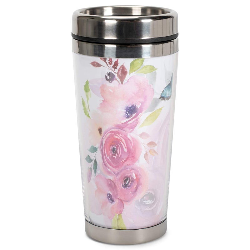 Elanze Designs Niece You are Loved 16 Oz Stainless Steel Travel Mug with Lid - Image 3