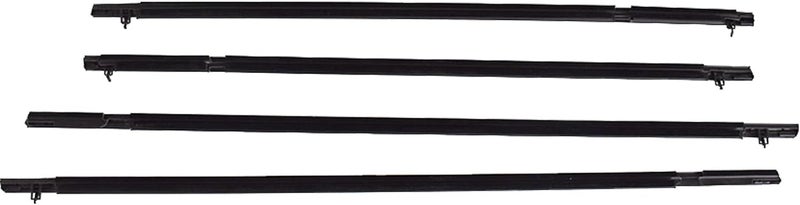 ANTUKO 4PCS Outside Window Moulding Weatherstrip Seal Belt Replacement for Honda Civic 2006-2011 - Black - Image 5