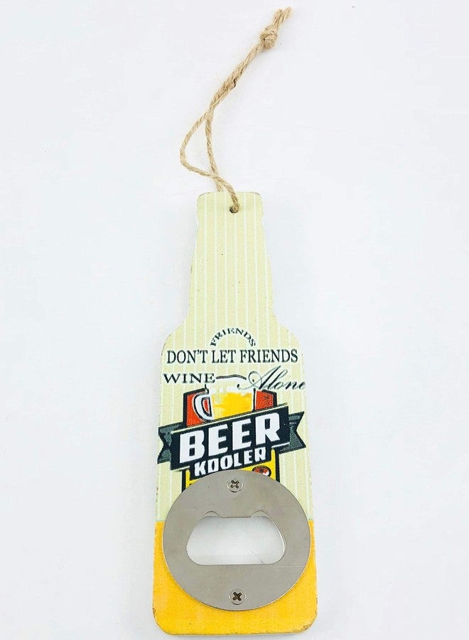 Go Hooked Printed Wooden Bottle Opener (BTLOPENBEERCOOLER)