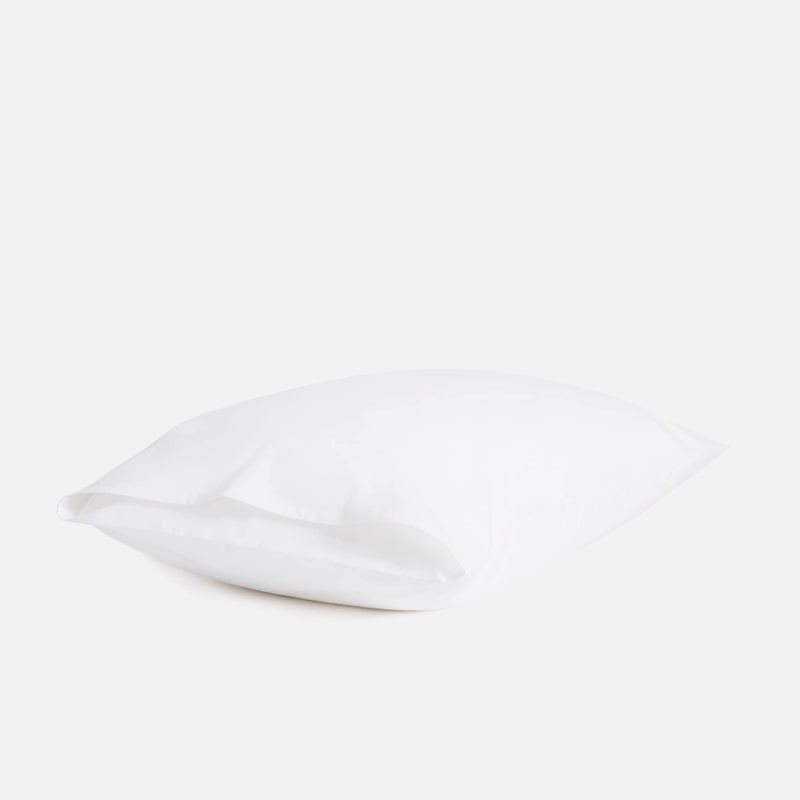 Brooklinen Luxury Percale Paintcases - مجموعة من 2 حجم قياسي باللون الأبيض - القطن الأساسي الطويل بنسبة 100 ٪ مع إغلاق المظروف - Image 3