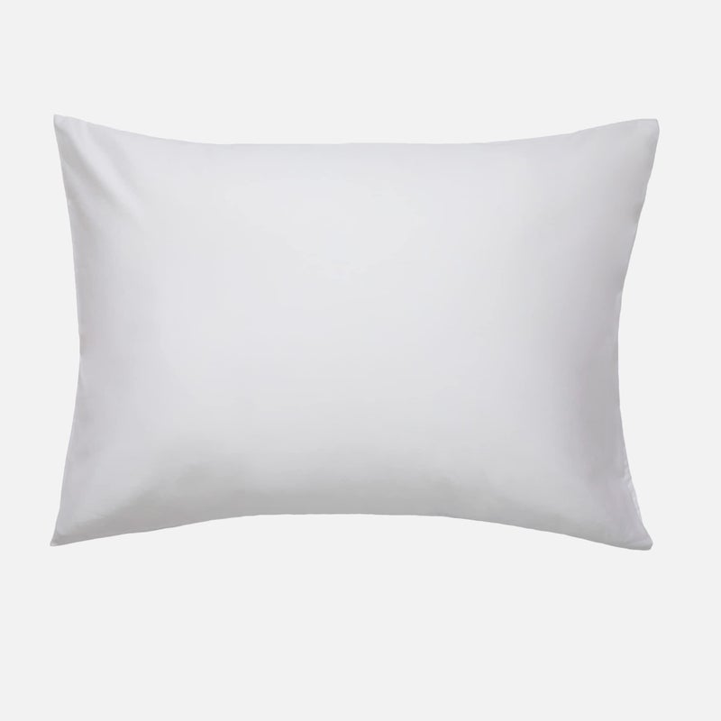 Brooklinen Luxury Percale Paintcases - مجموعة من 2 حجم قياسي باللون الأبيض - القطن الأساسي الطويل بنسبة 100 ٪ مع إغلاق المظروف - Image 2