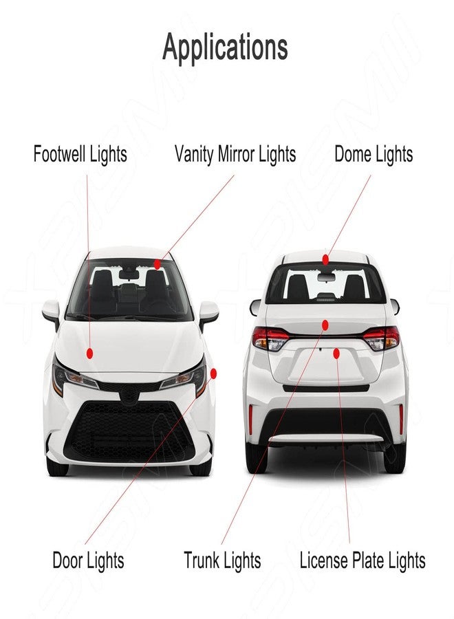 طقم إضاءة LED داخلي أبيض من Xpismii مكون من 11 قطعة، بقوة إضاءة 6000 كلفن، بديل لسيارات نيسان ألتيما موديلات 2013-2021، مع مخطط التركيب وأداة التثبيت. - Image 3