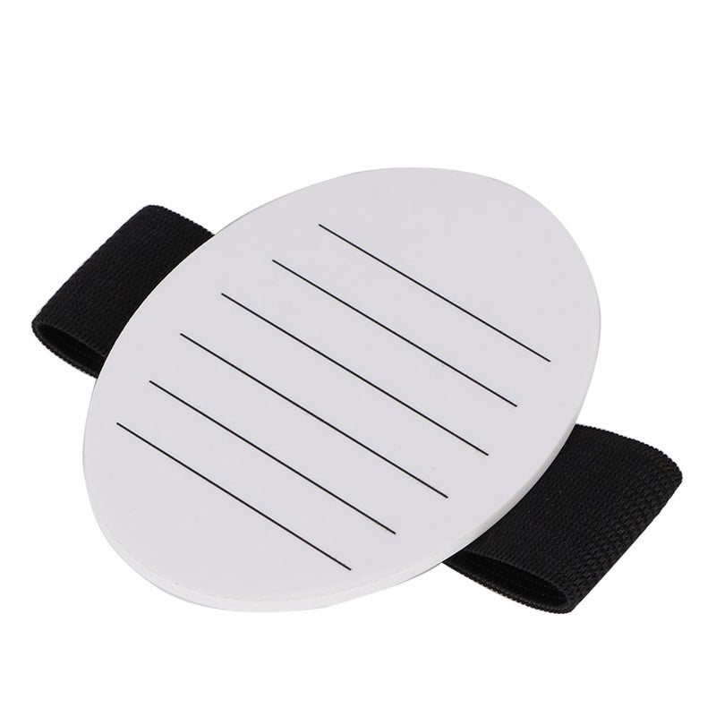 Professional Acrylic Handheld False Eyelash Plate Pallet Lash Extension Holder White With Belt - Image 2