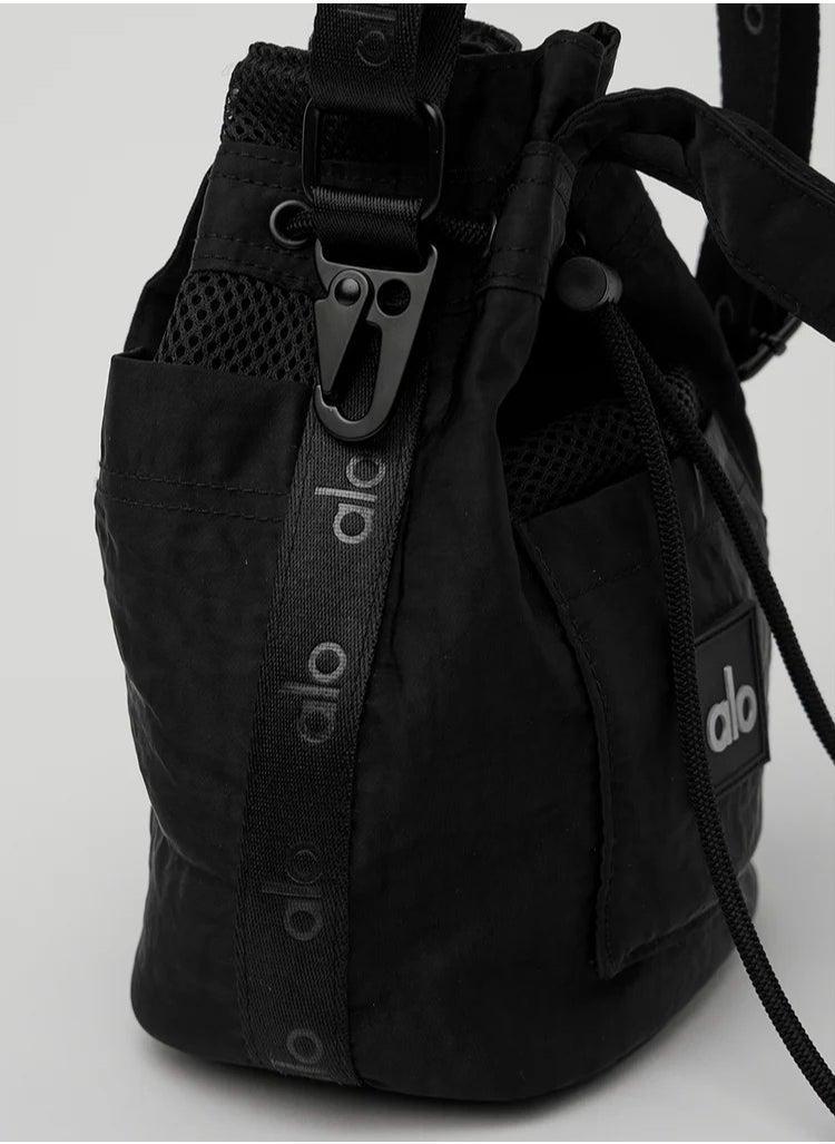 alo Cross Body Bucket Bag Black  - Image 4