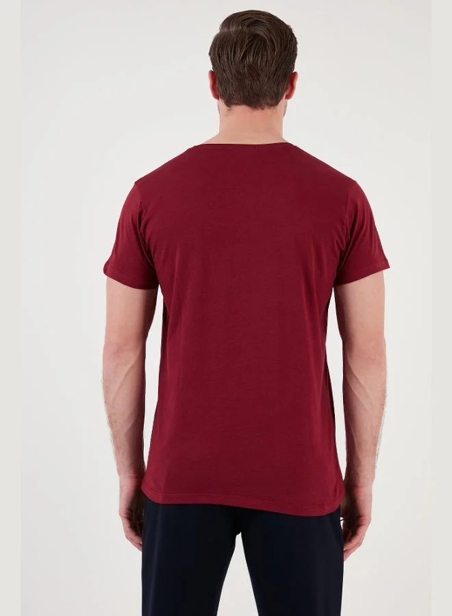 Buratti  Buratti Crew Neck Cotton Slim Fit T Shirt Men's T SHIRT 541REWORK for Men | Best Price UAE