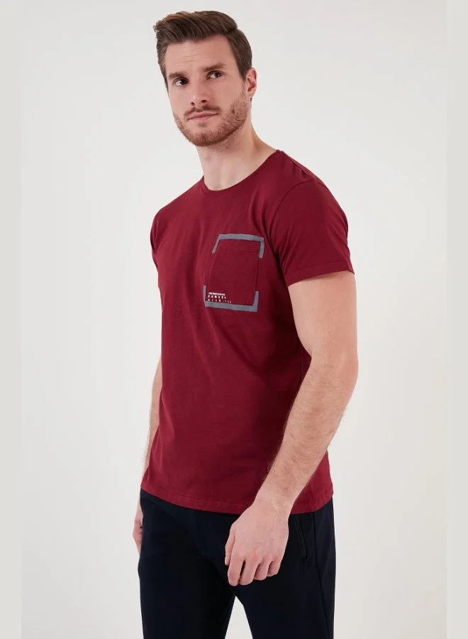 Buratti  Buratti Crew Neck Cotton Slim Fit T Shirt Men's T SHIRT 541REWORK for Men | Best Price UAE