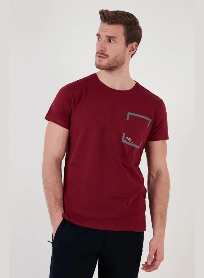 Buratti  Buratti Crew Neck Cotton Slim Fit T Shirt Men's T SHIRT 541REWORK for Men | Best Price UAE