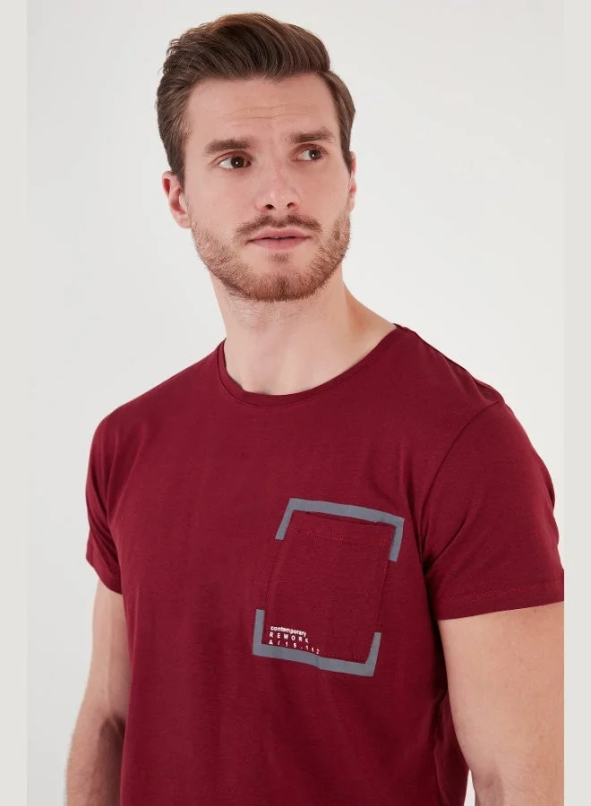 Buratti  Buratti Crew Neck Cotton Slim Fit T Shirt Men's T SHIRT 541REWORK for Men | Best Price UAE