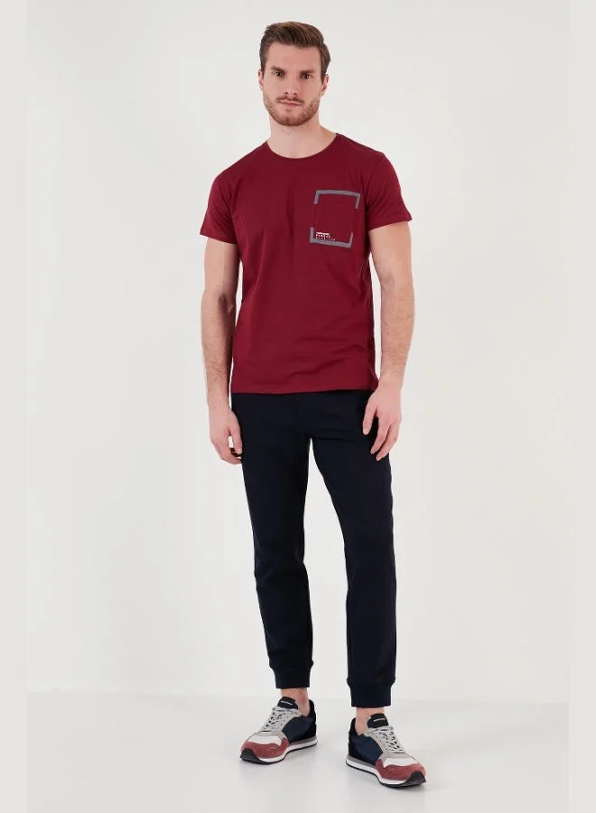 Buratti  Buratti Crew Neck Cotton Slim Fit T Shirt Men's T SHIRT 541REWORK for Men | Best Price UAE