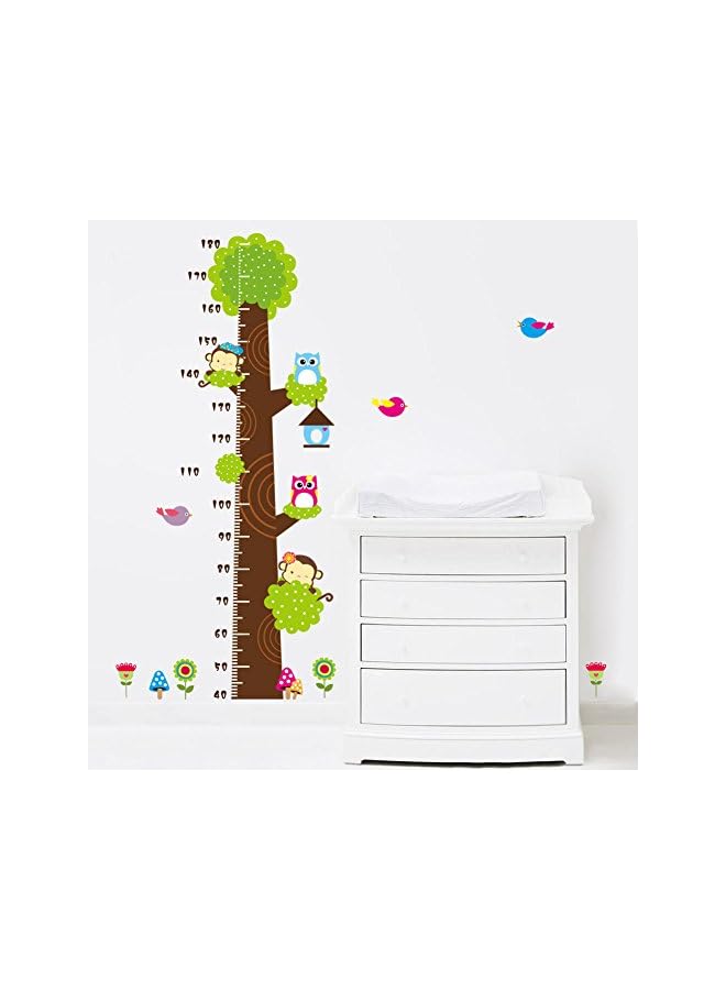 Zaboon Height Growth Chart Wall Hanging Measuring Ruler for Kids, Canvas and Wood Removable Wall Hanging Portable Baby Growth Chart for Baby, Children, Boys, Girls - Image 2