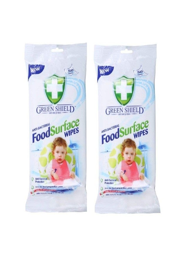 Greenshield Food Surface Wipes 70's Pack of 2