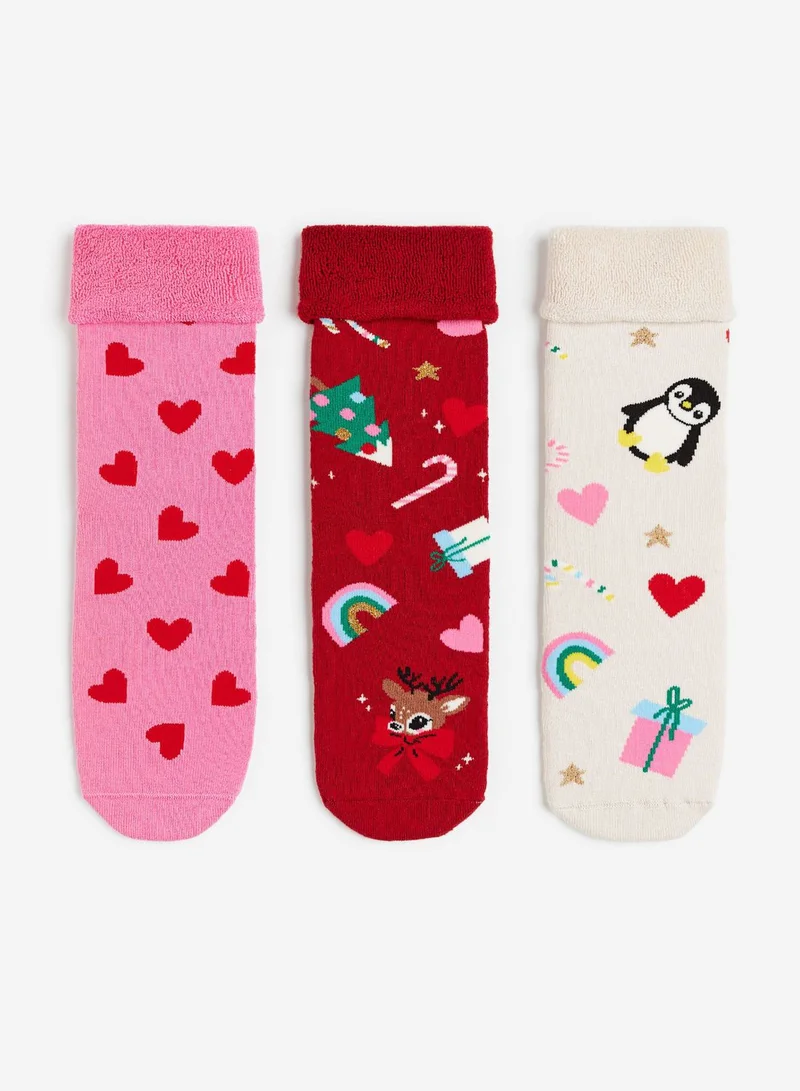 H&M Kids 3-Pack Terry Socks